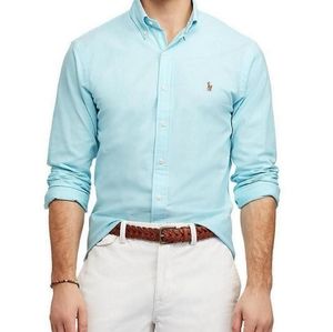 NWT Polo Ralph Lauren Slim-Fit Solid Stretch Shirt